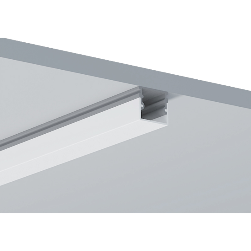Square LED Channel Diffuser Aluminum Profile For 16mm LED Strips